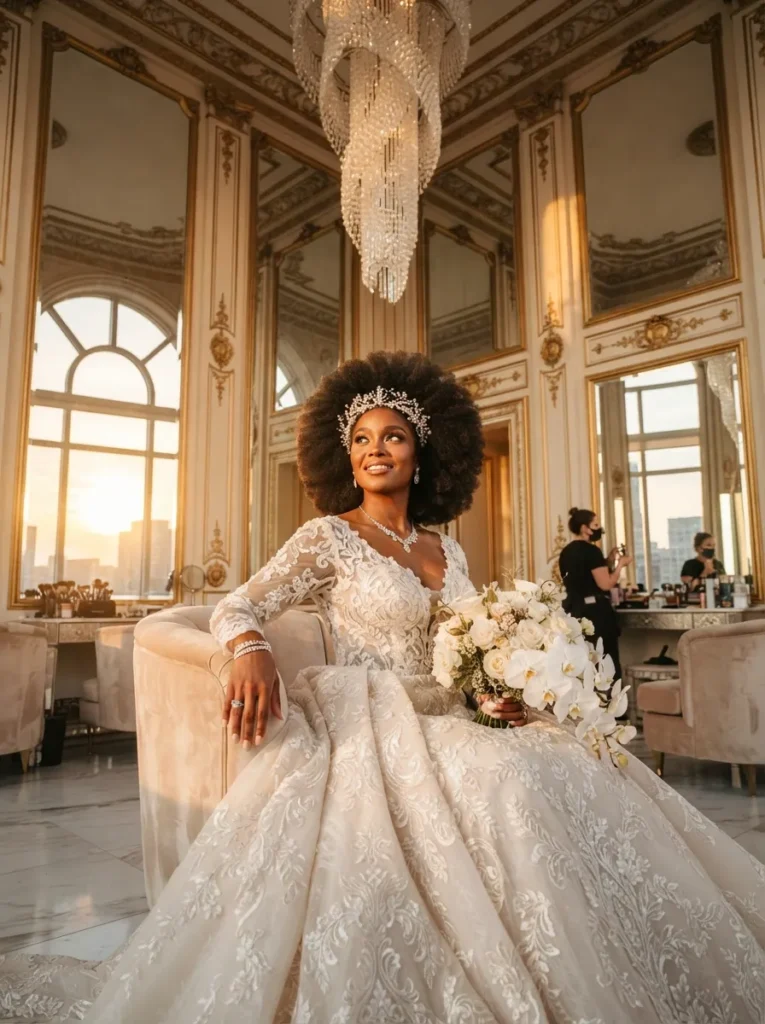 Afro + Tiara