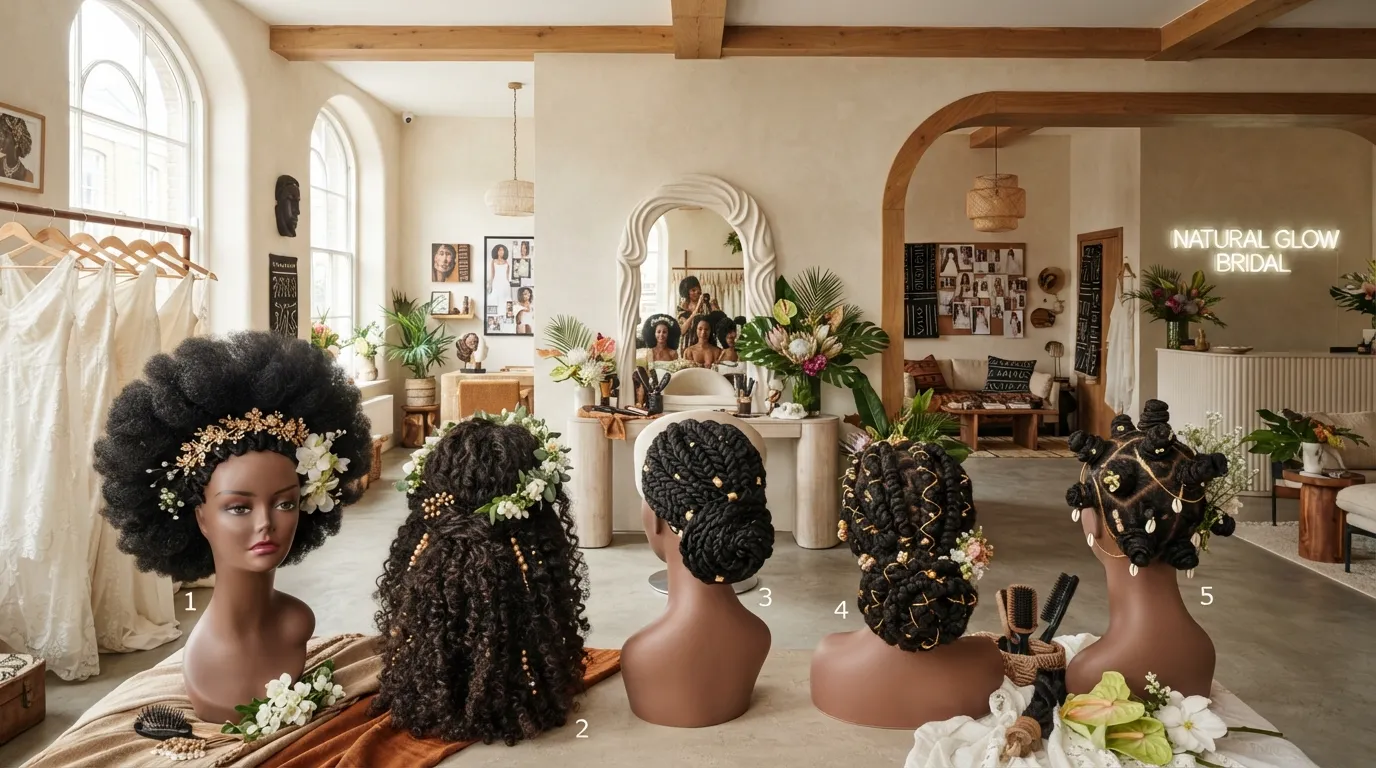 21 Afro Wedding Hairstyles Celebrating Natural Beauty