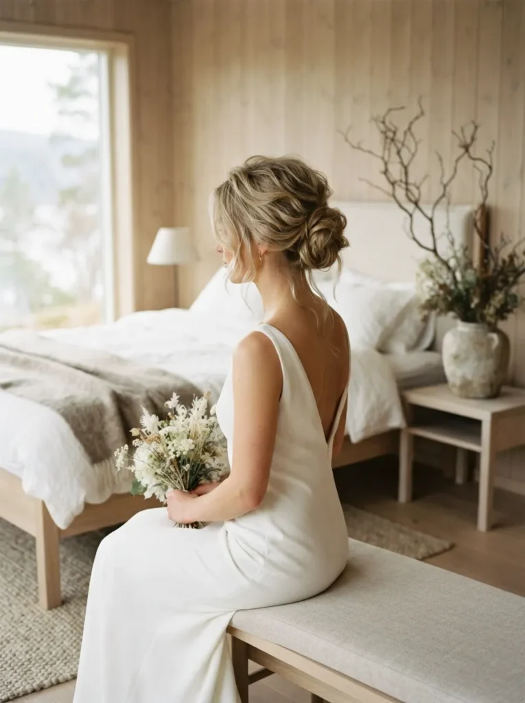 Airy Textured Updo