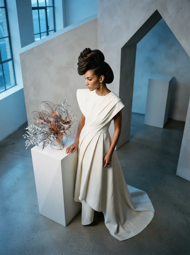 Asymmetrical Updo