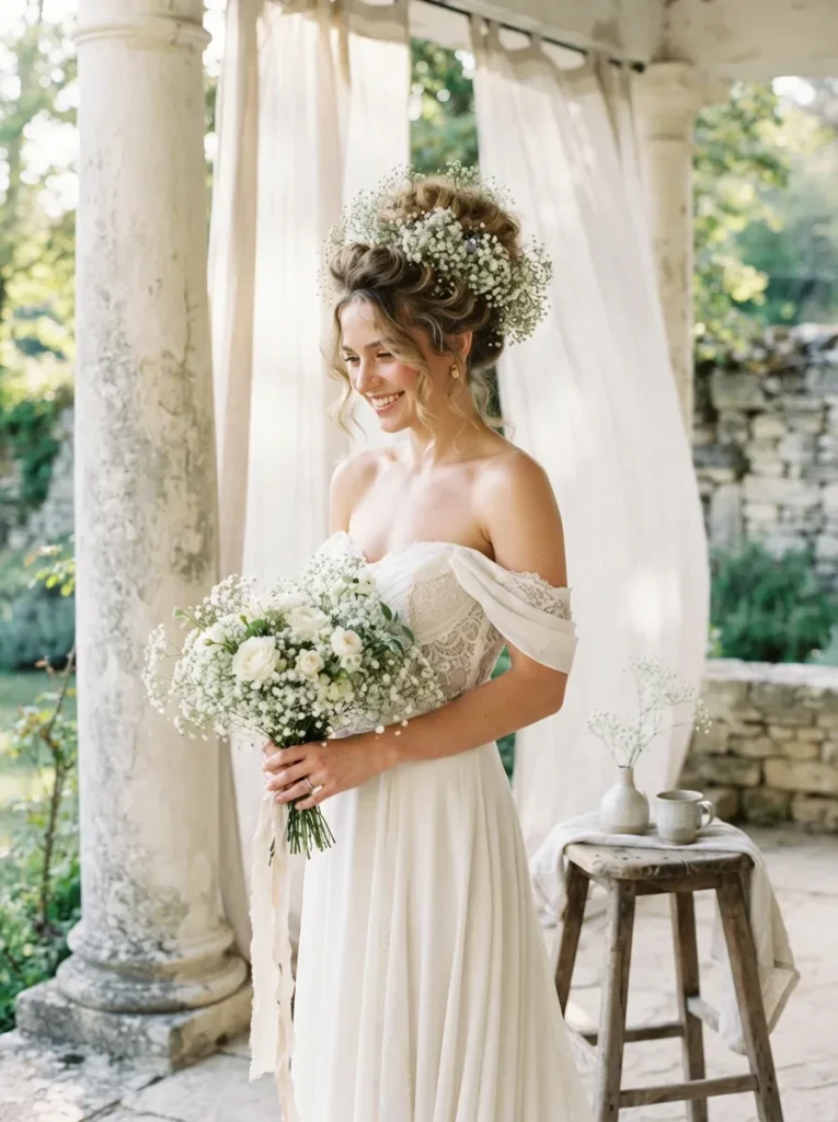 Baby's Breath Updo