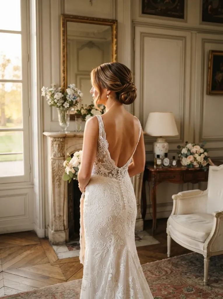 Balayage Low Chignon