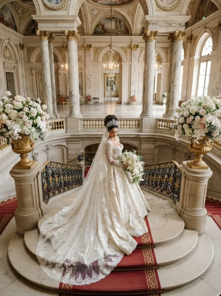  Ballroom Updo + Tiara