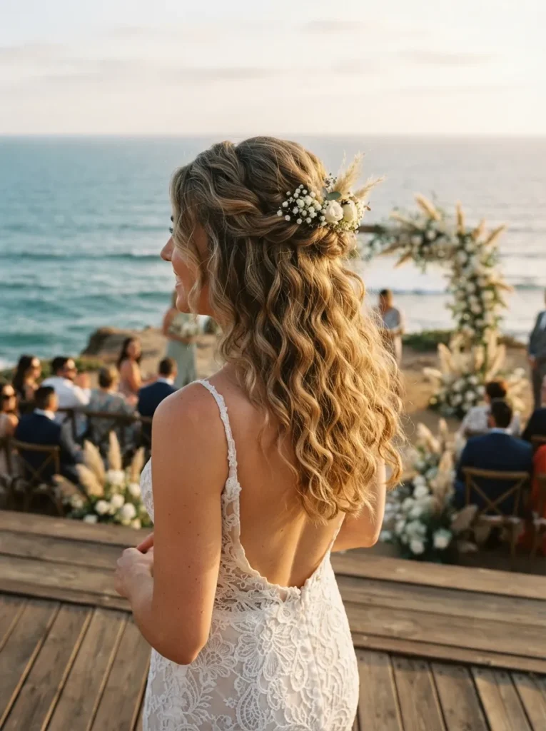 Beachy Half-Up Waves