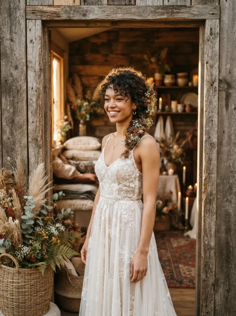 Boho Braided Curls