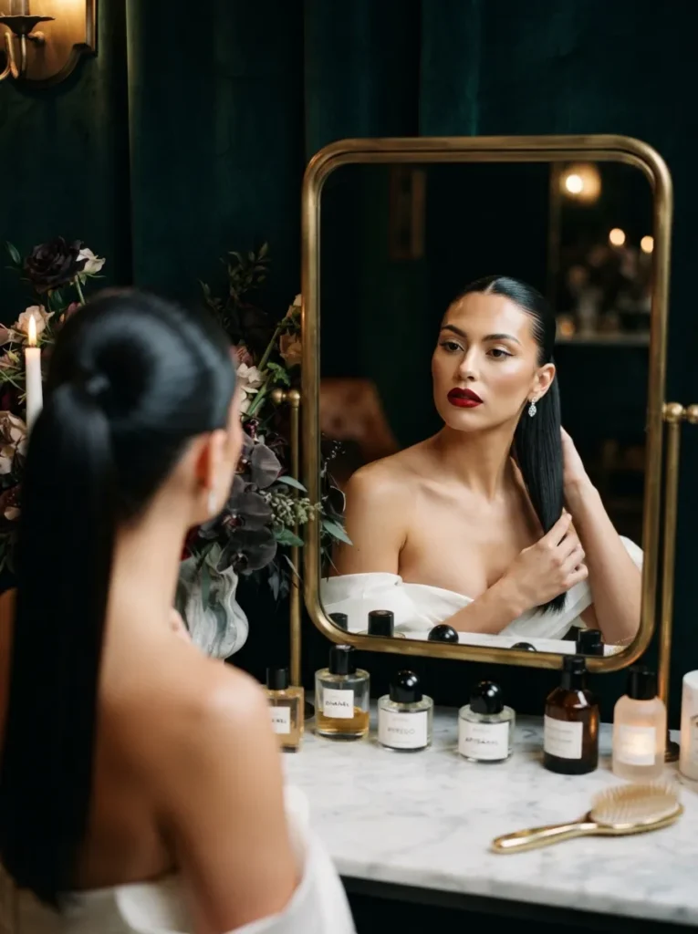 Bold Lip + Sleek Pony