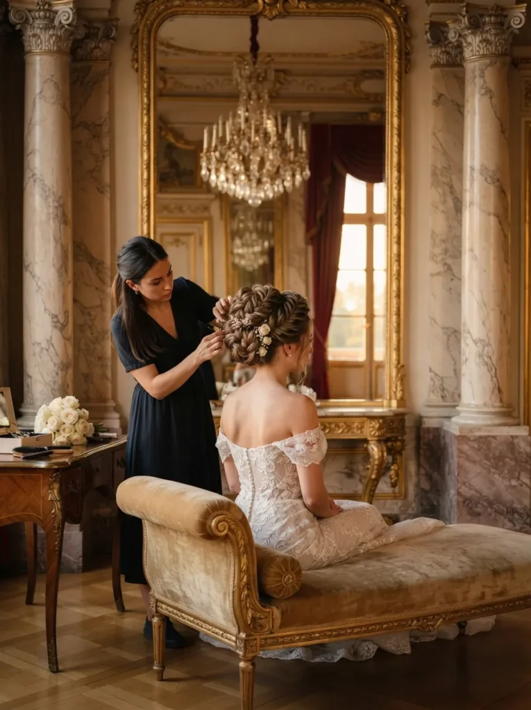 Braided Bridal Updo