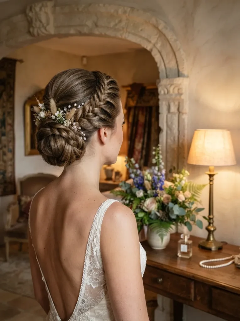  Braided Bridal Updo