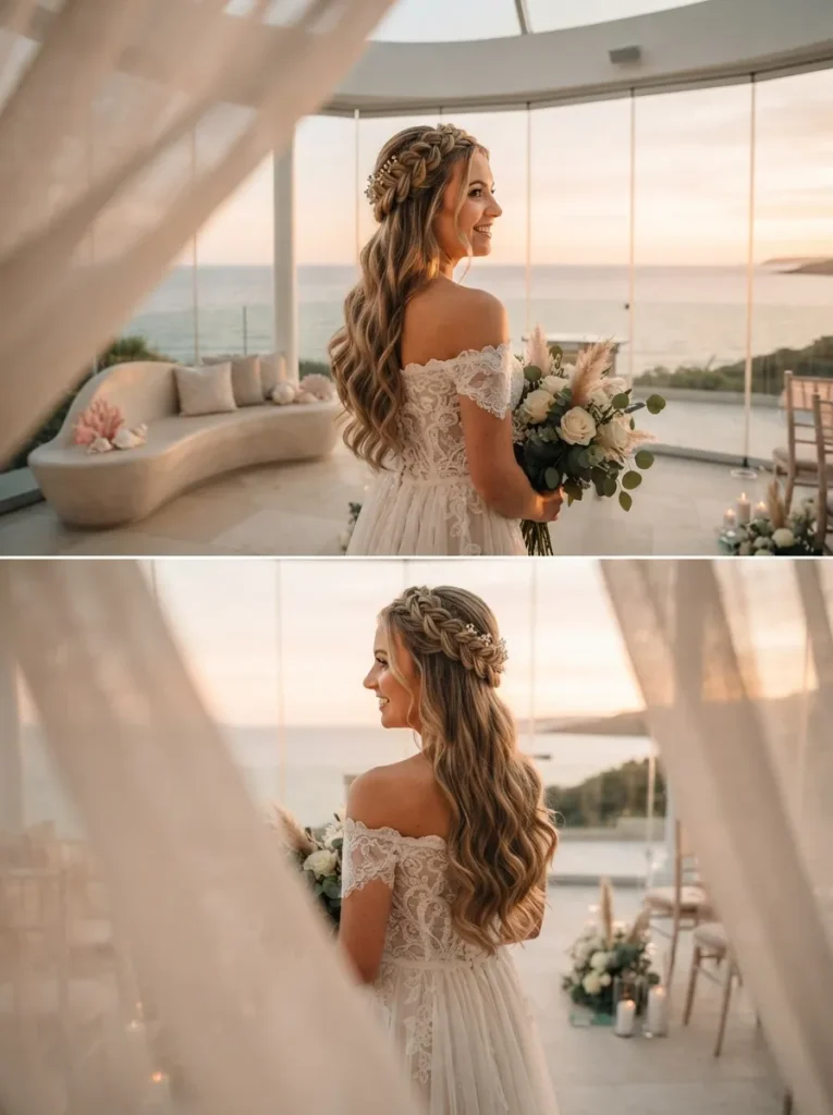 Braided Crown Half-Up