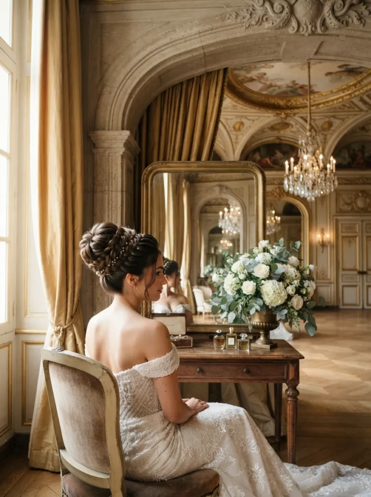 Braided Crown Updo