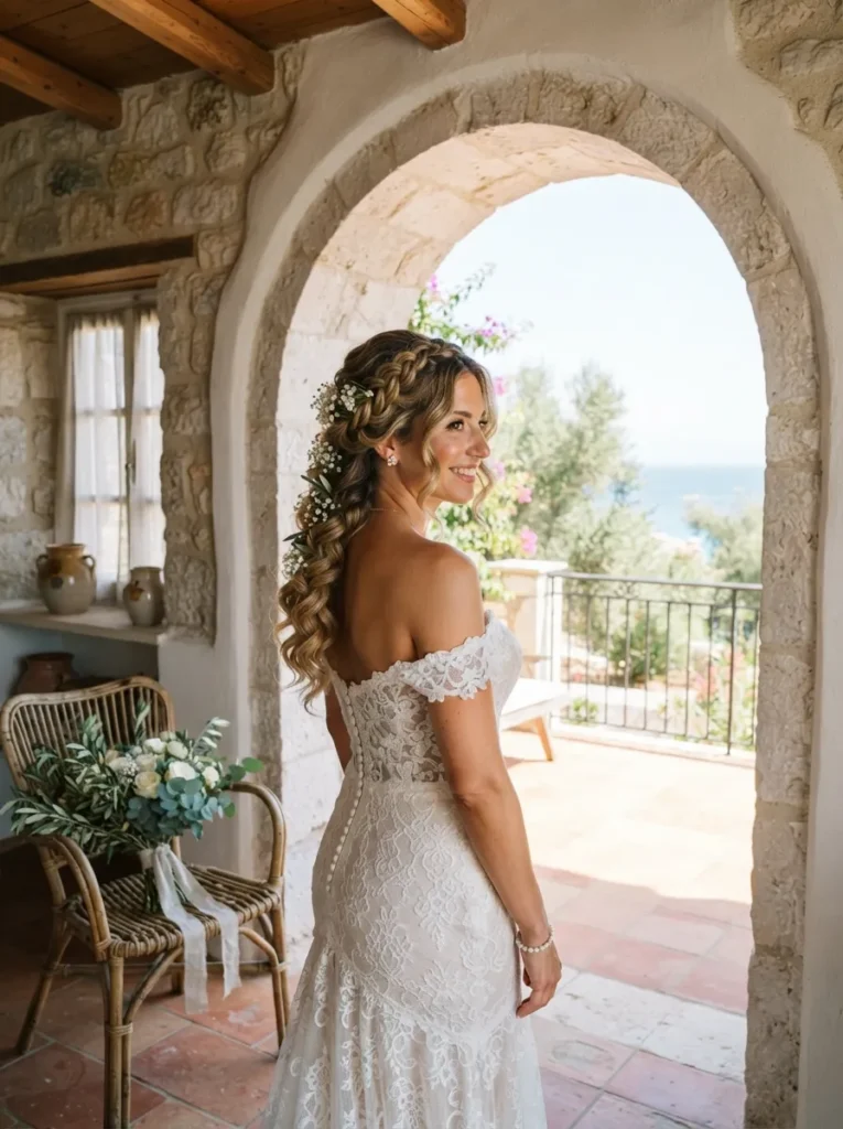 Braided Curls Balayage