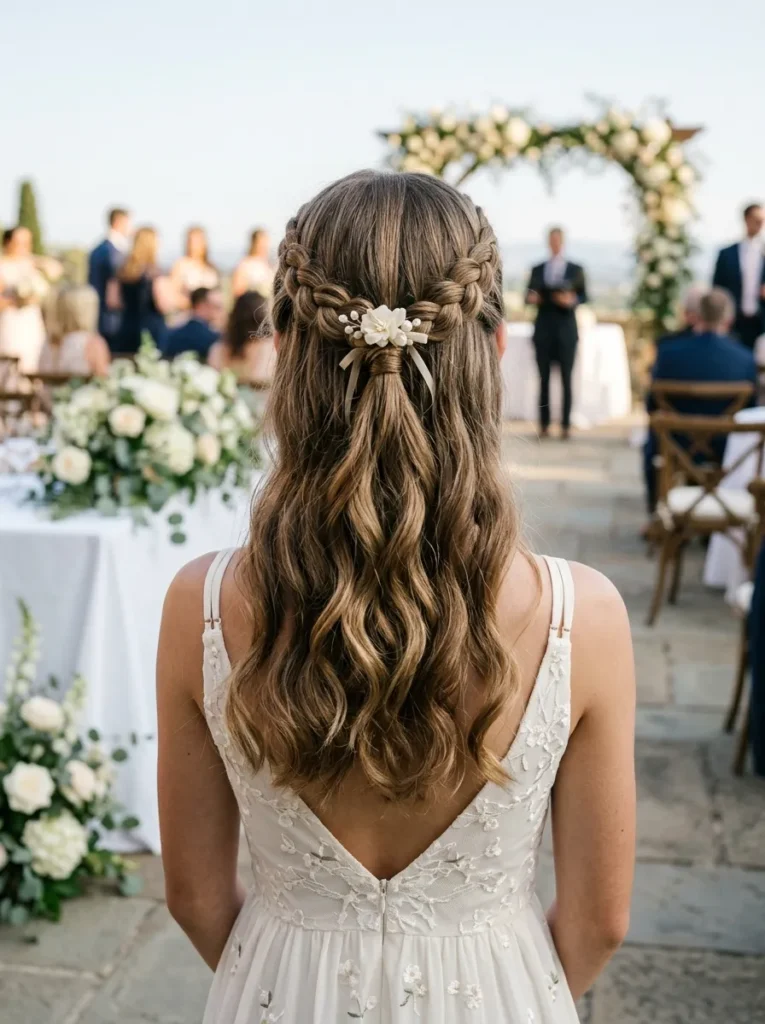 Half-Up Braided Style