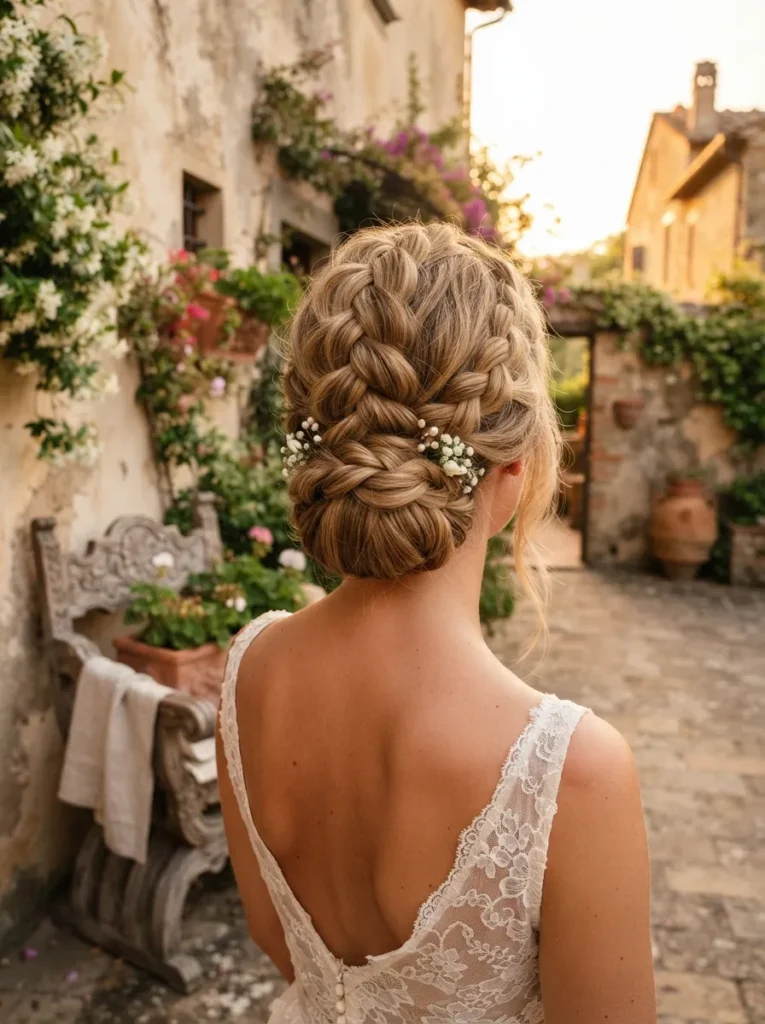 Braided Low Bun