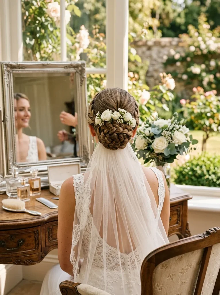 Braided Low Bun