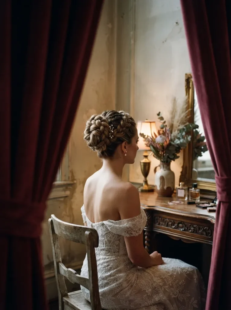 Braided Reception Updo