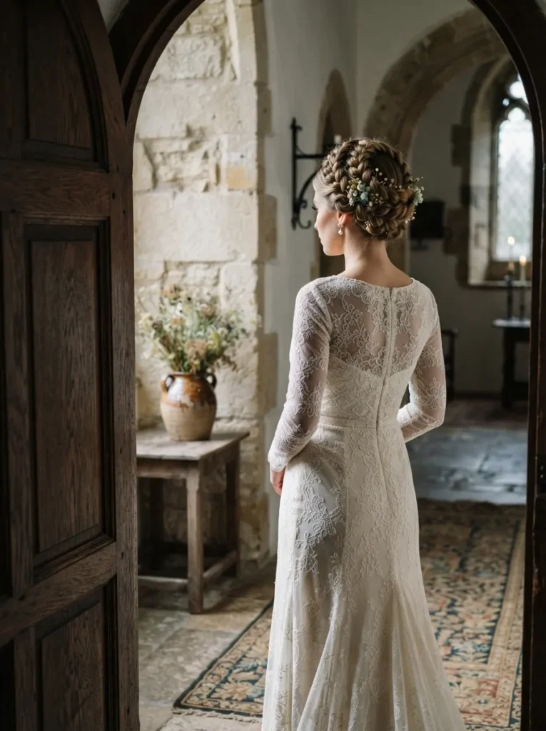  Braided Vintage Updo