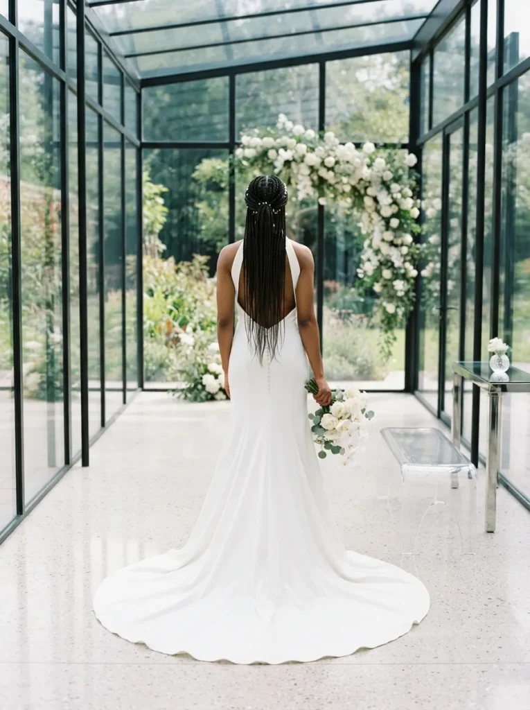 Bridal Box Braids