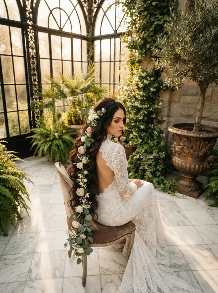 Cascading Floral Waves
