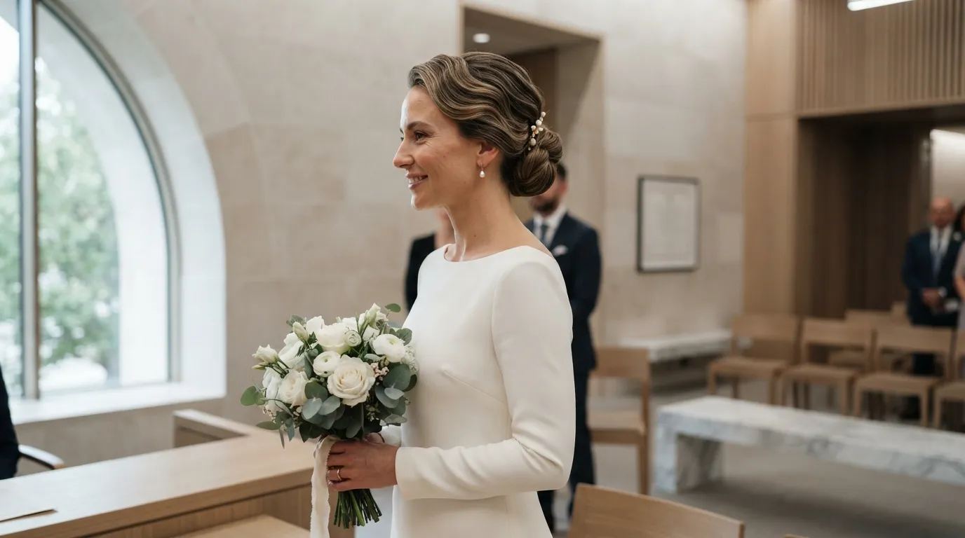 18 Civil Wedding Hairstyles That Steal The Spotlight