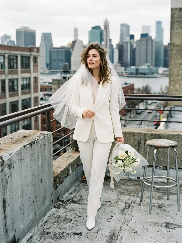 Cool-Girl Veil Style