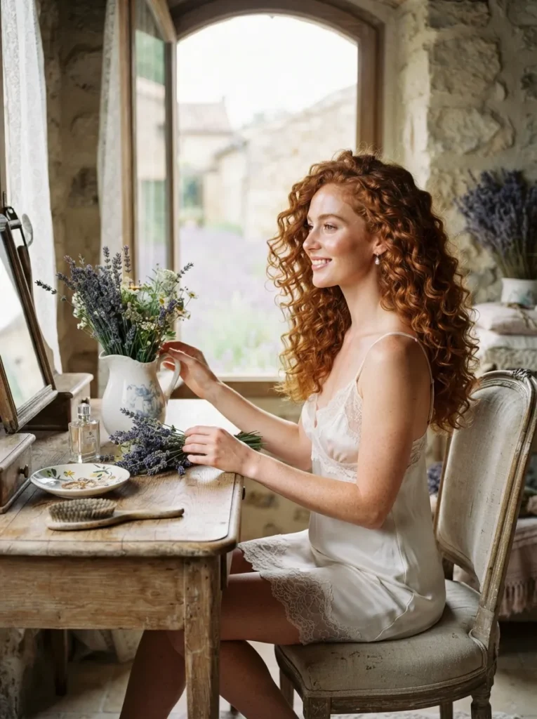 Copper Bridal Curls