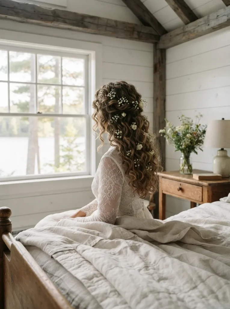 Delicate Flower Curls
