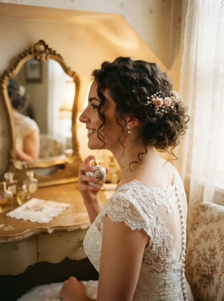 Easy Curly Updo