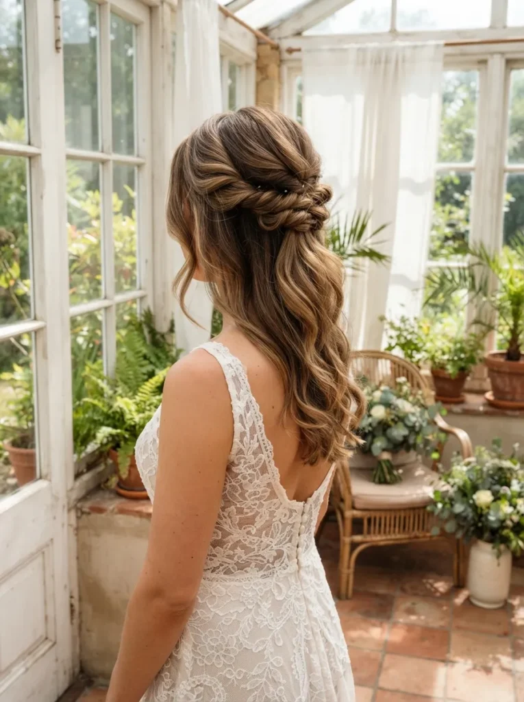 Easy Half-Up Twist