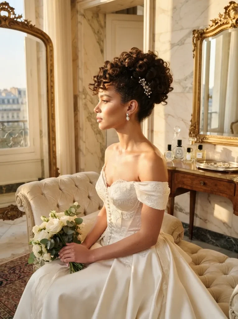 Elegant Curly Updo