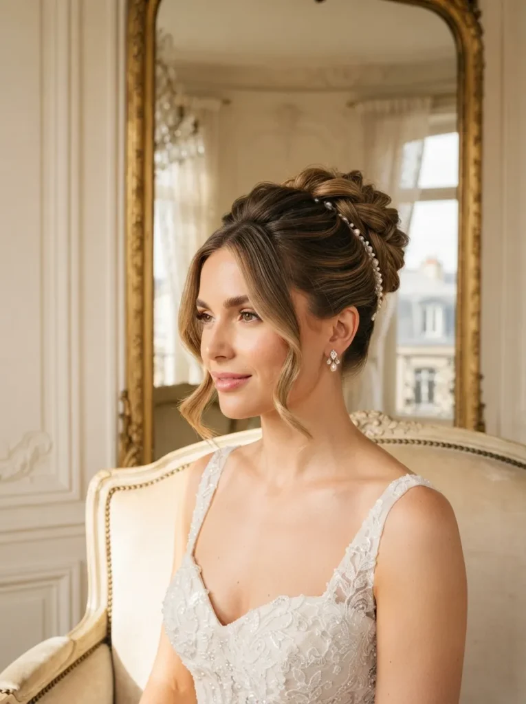 Face-Framing Updo