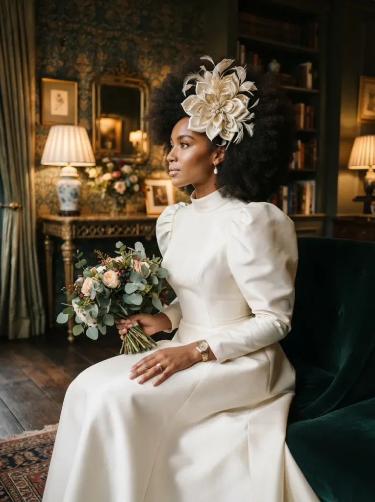  Fascinator + Natural Hair