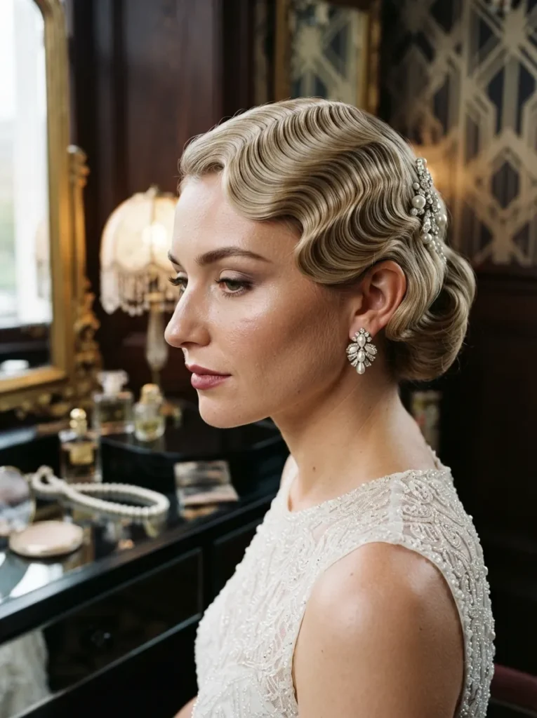 Finger Waves Blonde