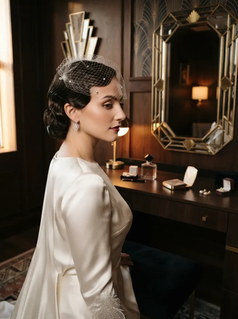 Finger Waves + Veil