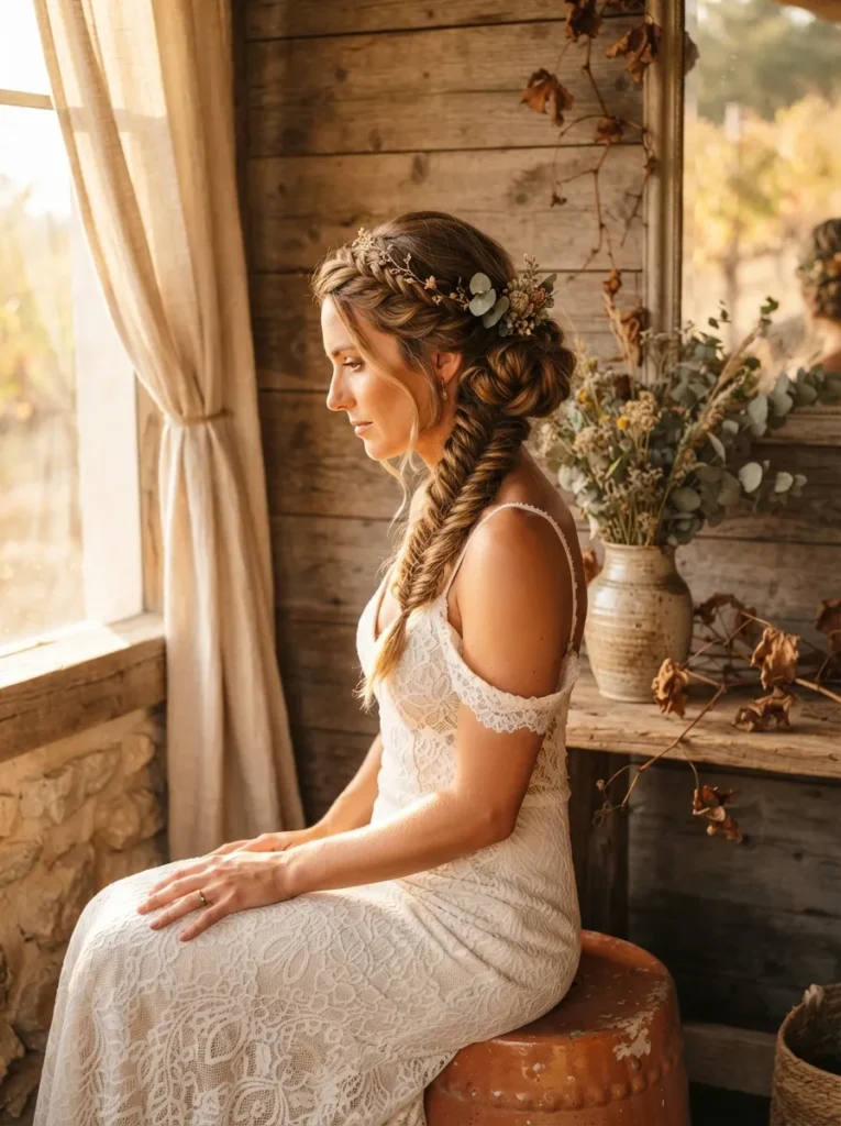 Fishtail Braided Bun