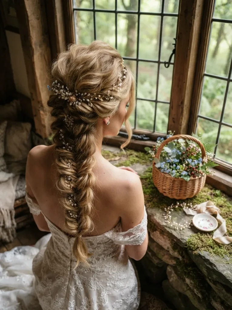 Fishtail Half-Up Volume