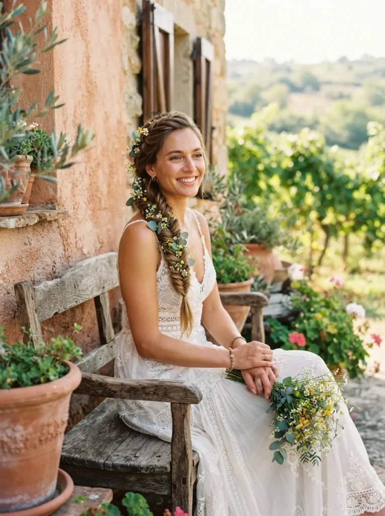 Floral Fishtail Braid