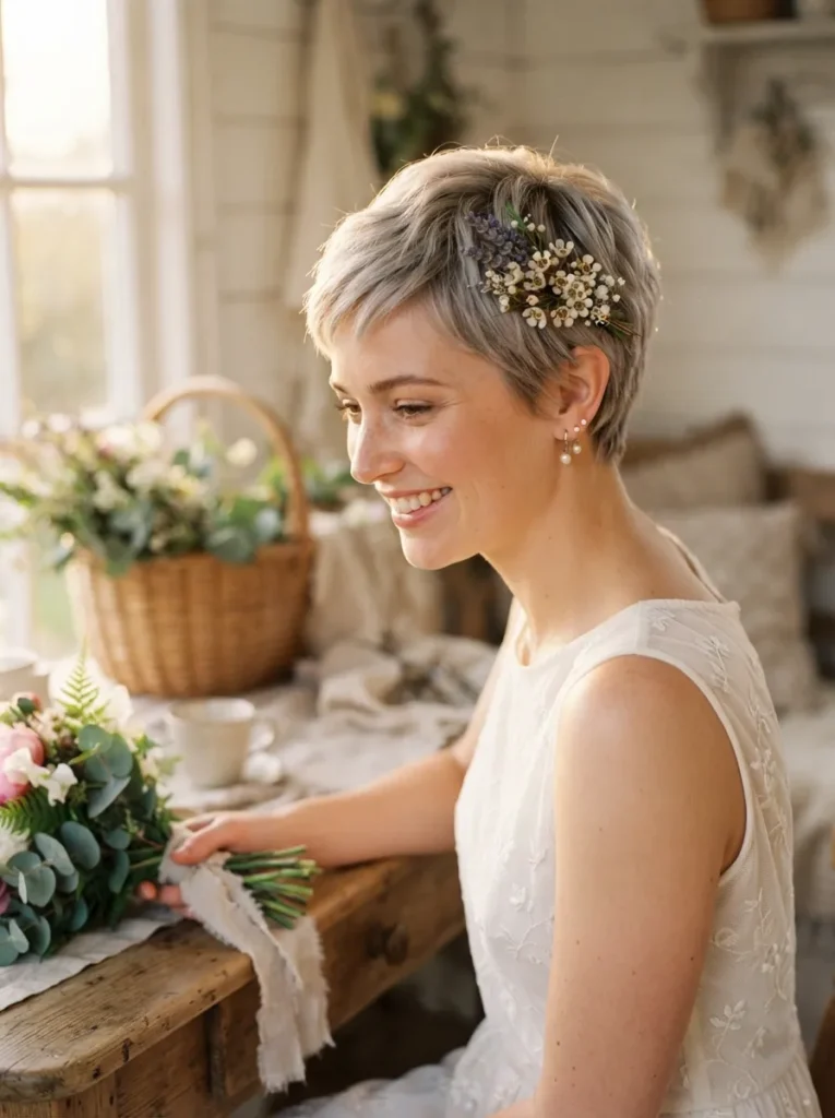 Floral Hairpin Pixie