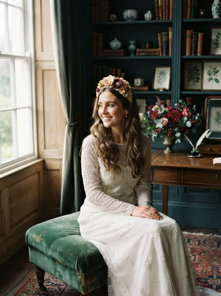 Floral Headband Waves