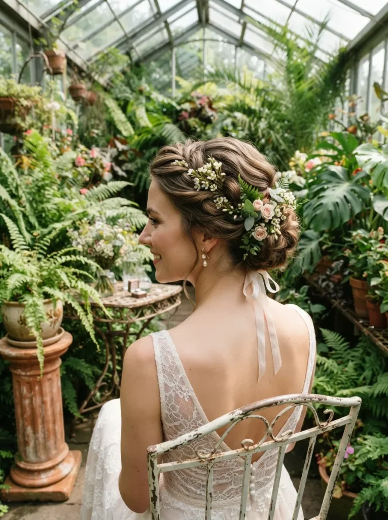 Floral-Touch Updo