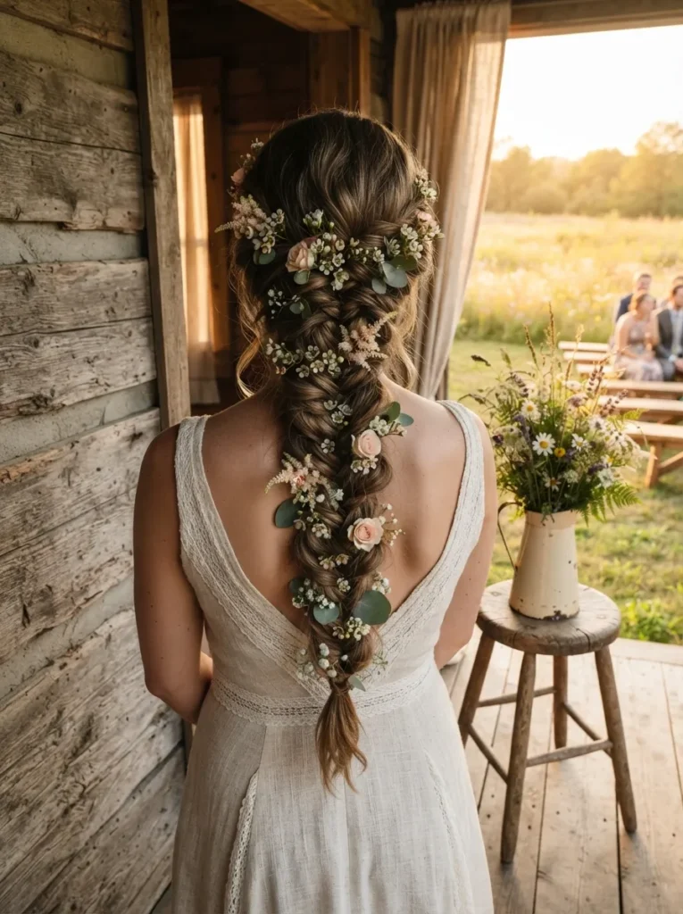 Florals-Woven Braid