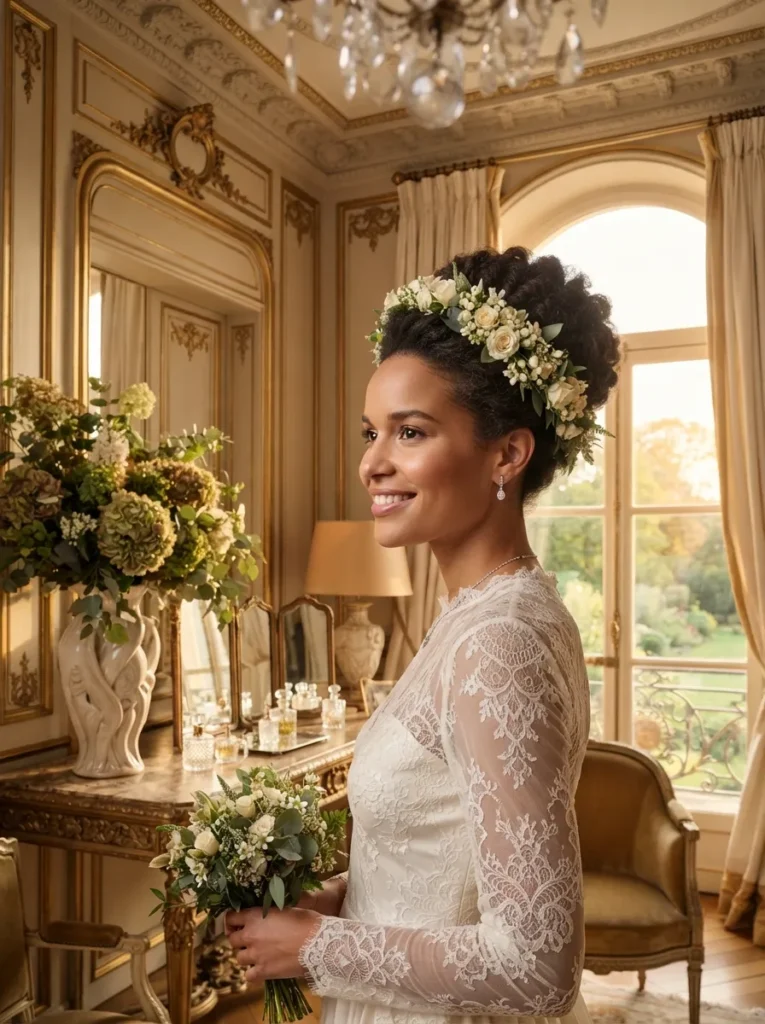 Flower Crown Updo