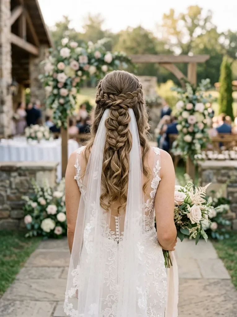 French Braid Half-Up
