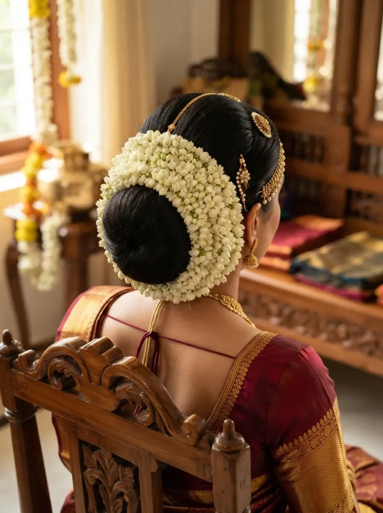 Gajra Bridal Bun
