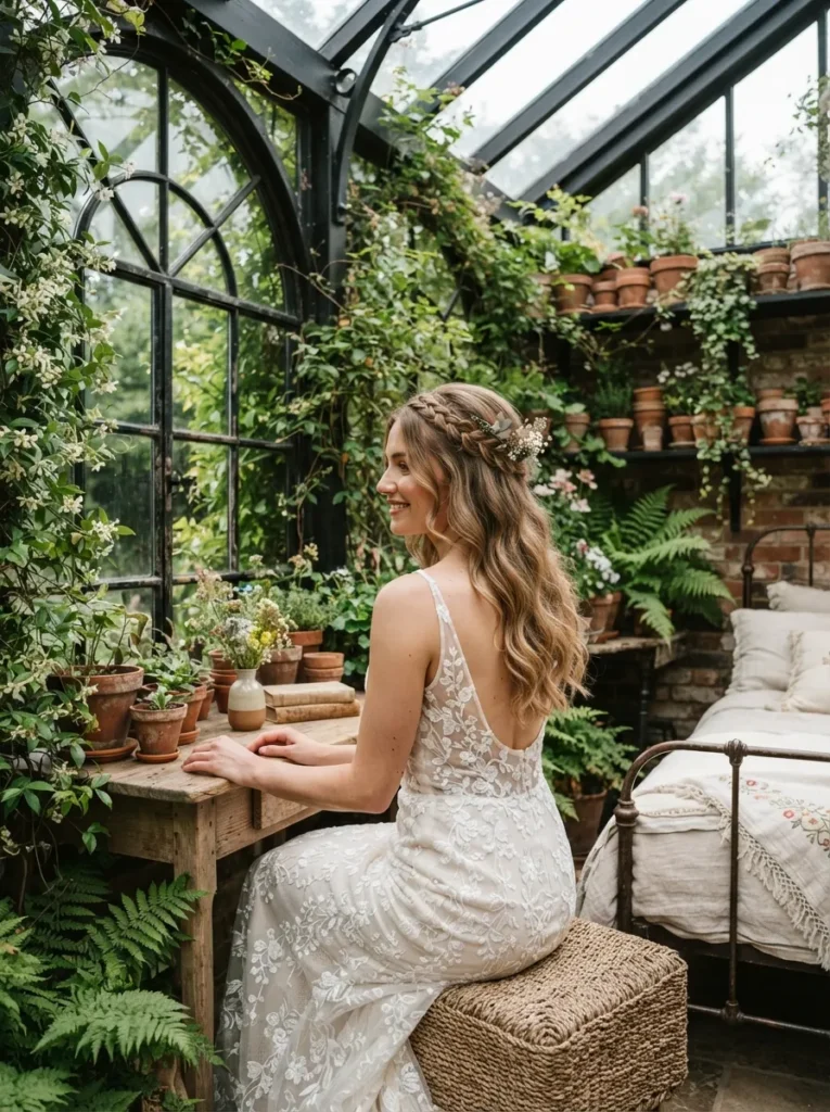 Half-Up Bridal Braid