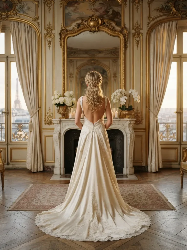 Half-Up Crown Braid