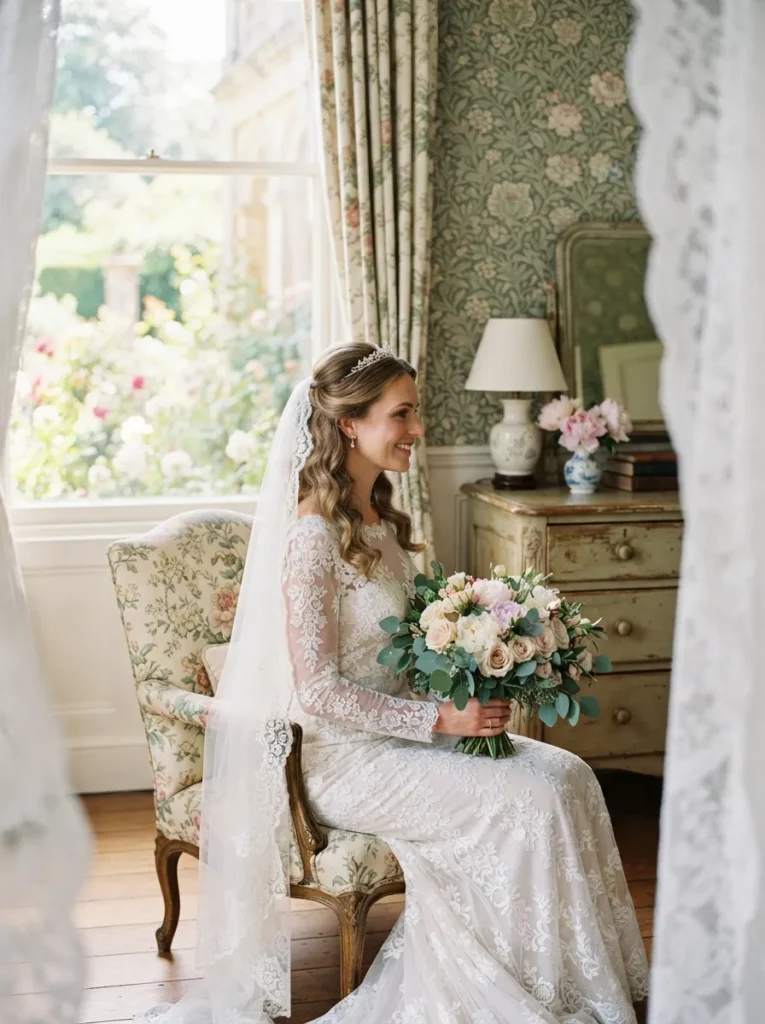  Half-Up + Tiara