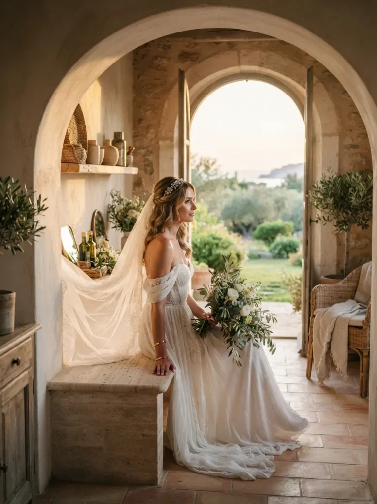 Headband Half-Up Veil