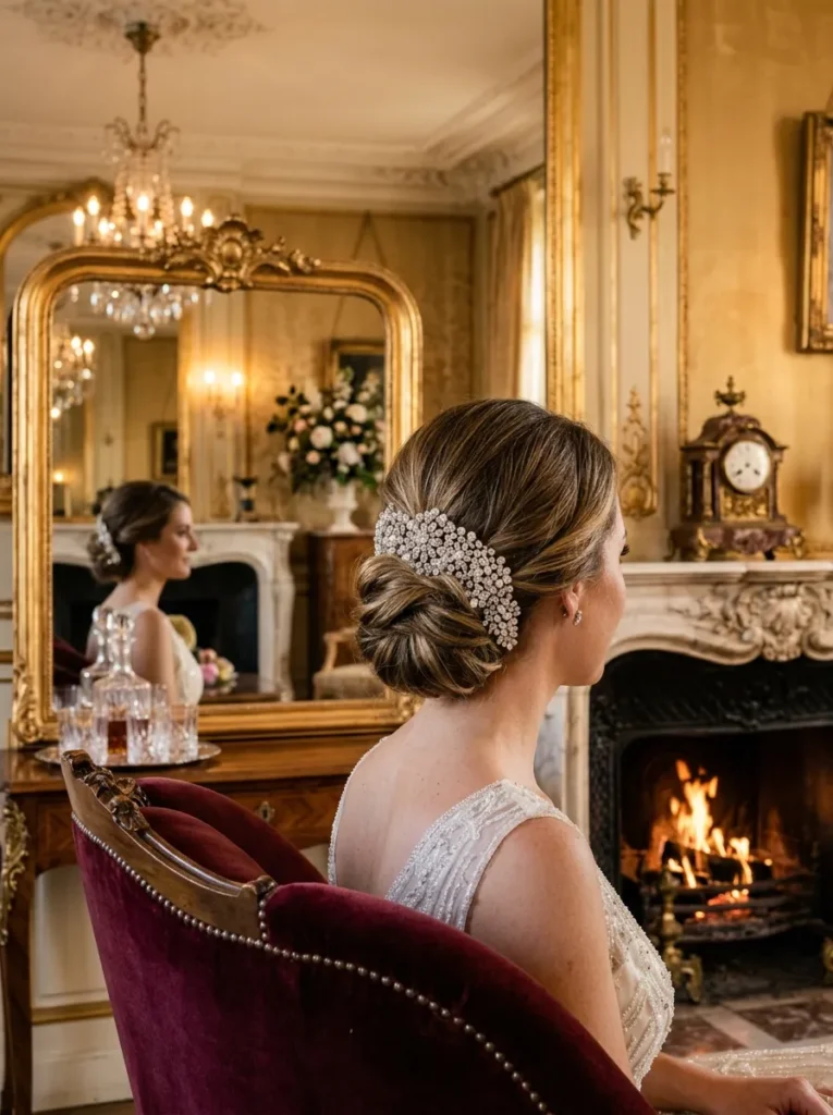  Jeweled Chignon