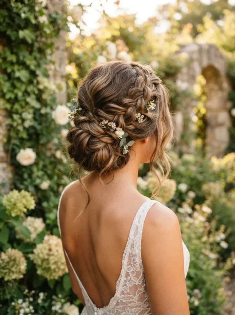  Loose Braided Updo
