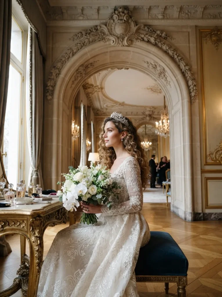 Loose Curls With Crown
